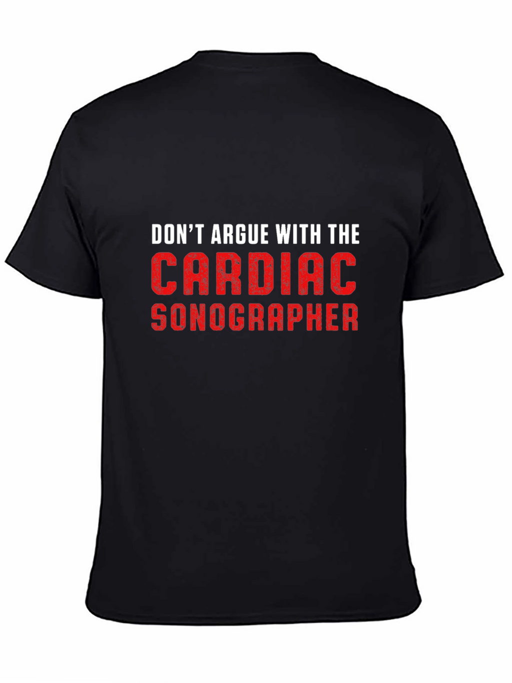 Cardiac Sonographer T-Shirt: Funny Medical Job Tee