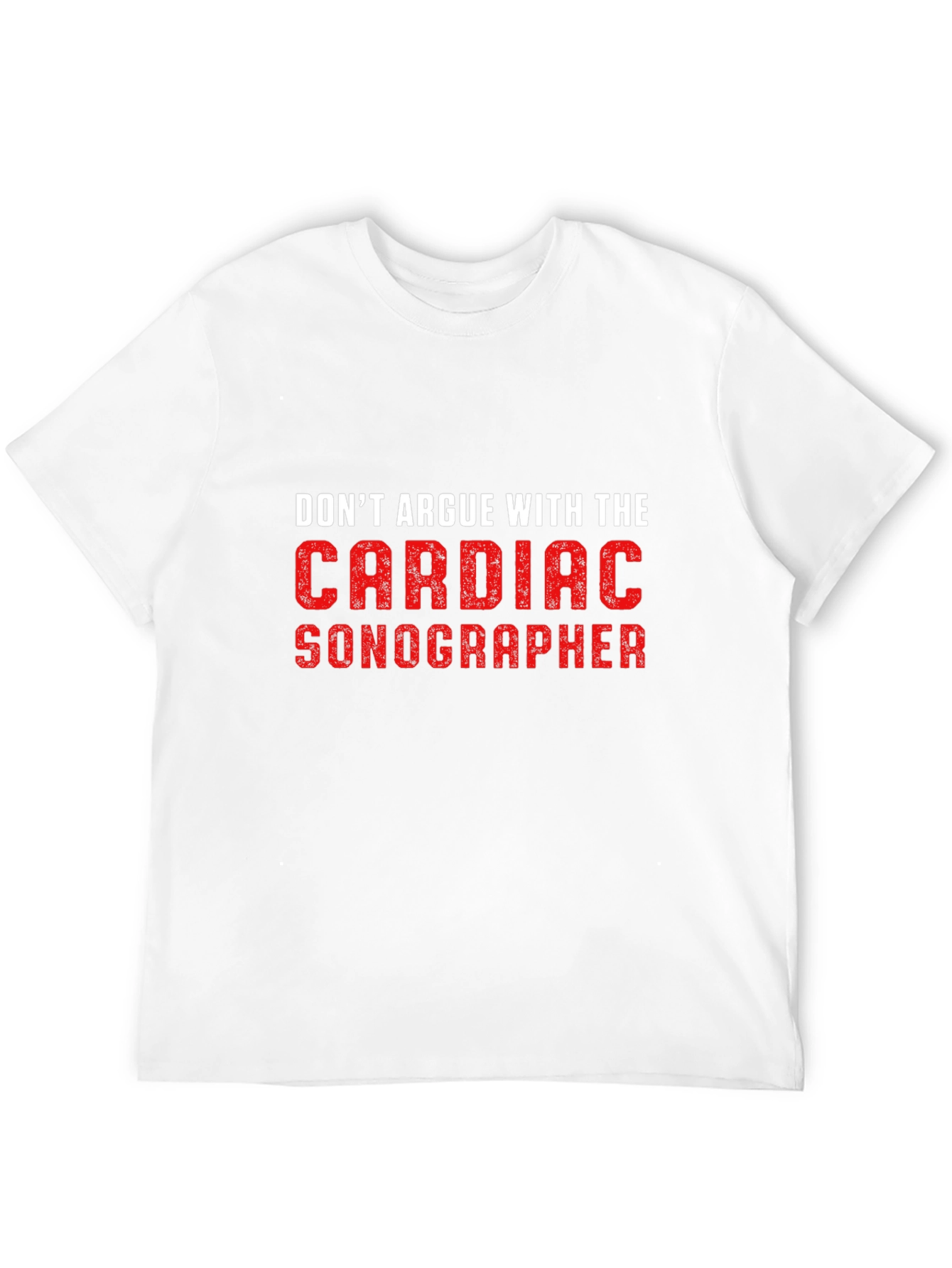Cardiac Sonographer T-Shirt: Funny Medical Job Tee