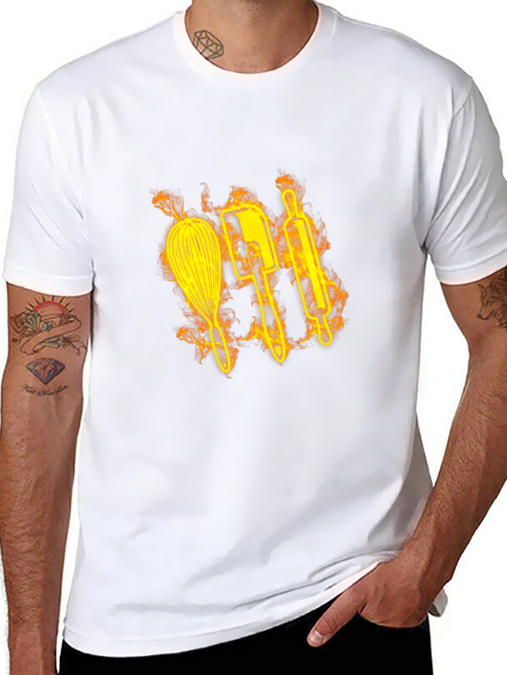 Fiery Baking Tools Graphic Tee - Chefs Special