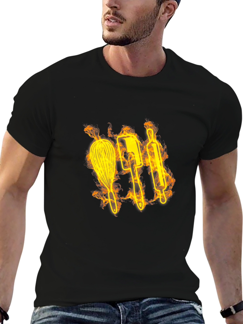 Fiery Baking Tools Graphic Tee - Chefs Special