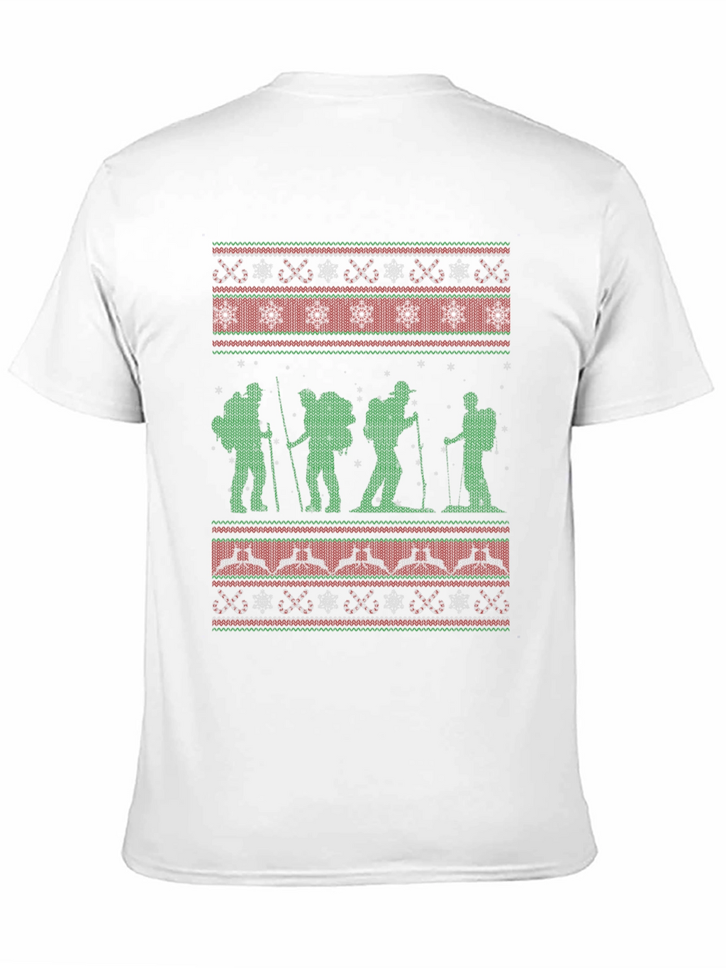 Hiking Ugly Christmas Sweater T-Shirt