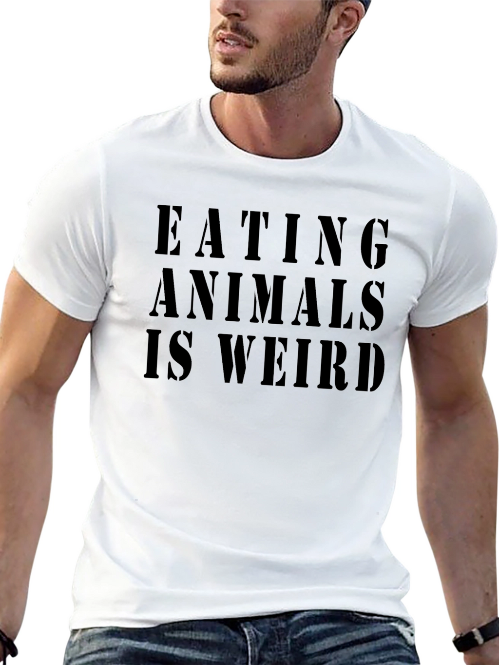 Eating Animals Is Weird - Vegan Graphic Tee