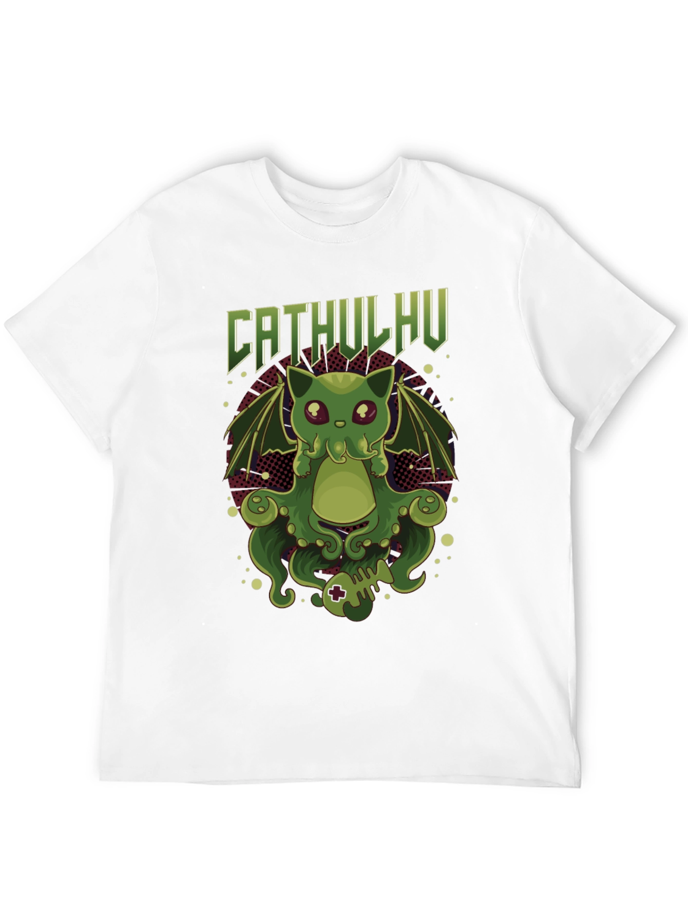 CATHULHU Graphic Tee - Kraken Cat Humor