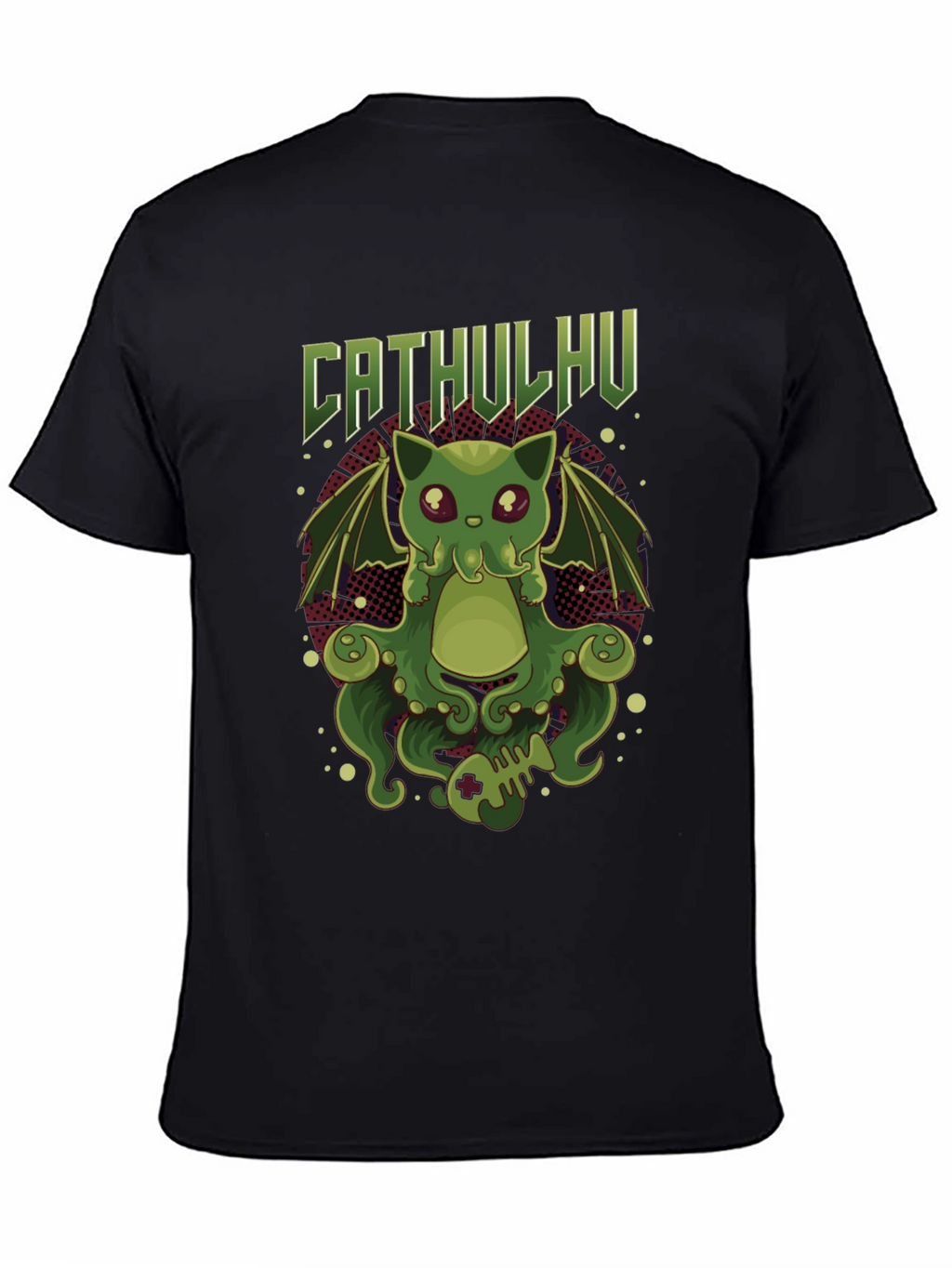 CATHULHU Graphic Tee - Kraken Cat Humor
