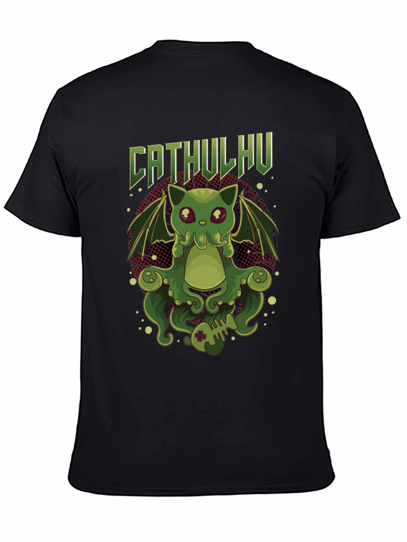 CATHULHU Graphic Tee - Kraken Cat Humor