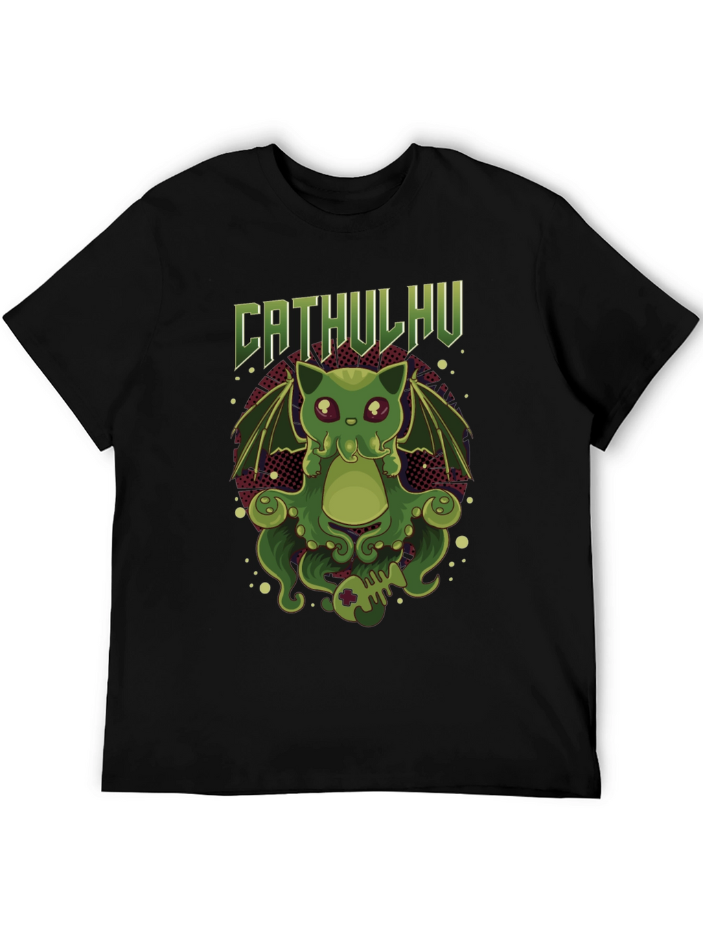 CATHULHU Graphic Tee - Kraken Cat Humor