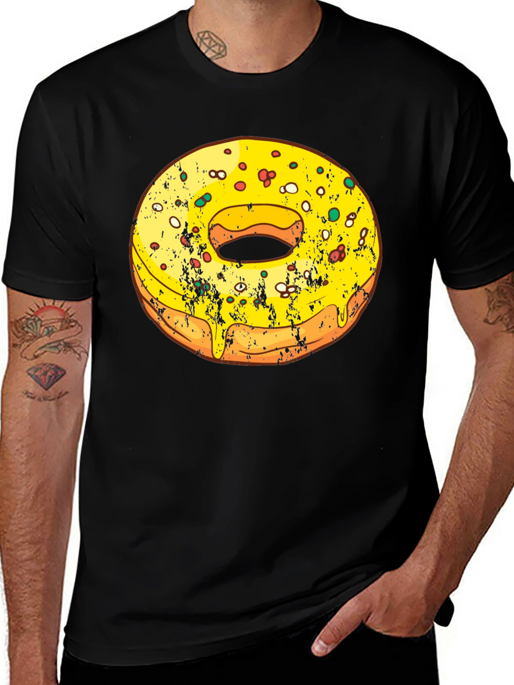 Donut Graphic Tee - Fun Foodie T-Shirt