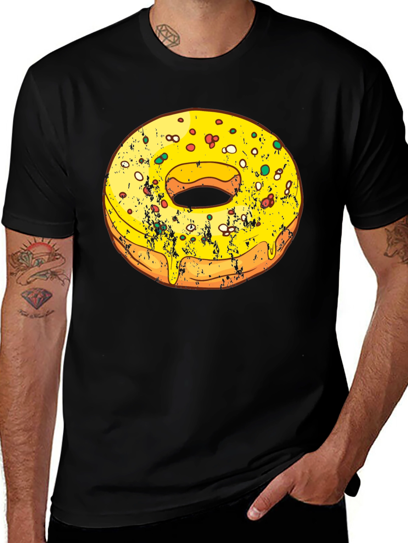 Donut Graphic Tee - Fun Foodie T-Shirt
