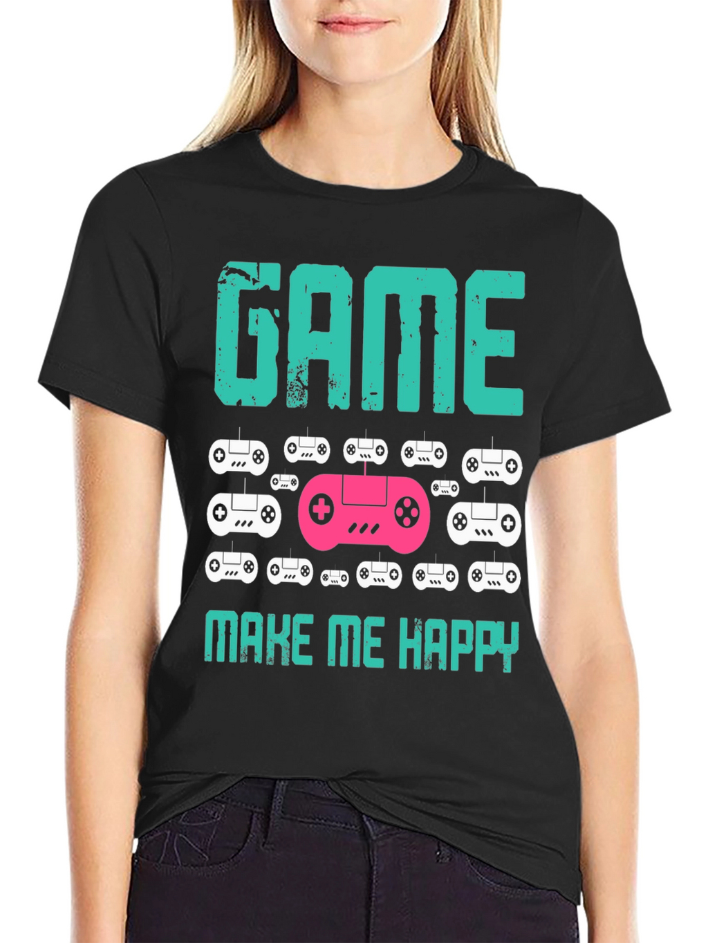 Game Make Me Happy T-Shirt Gamer Gift
