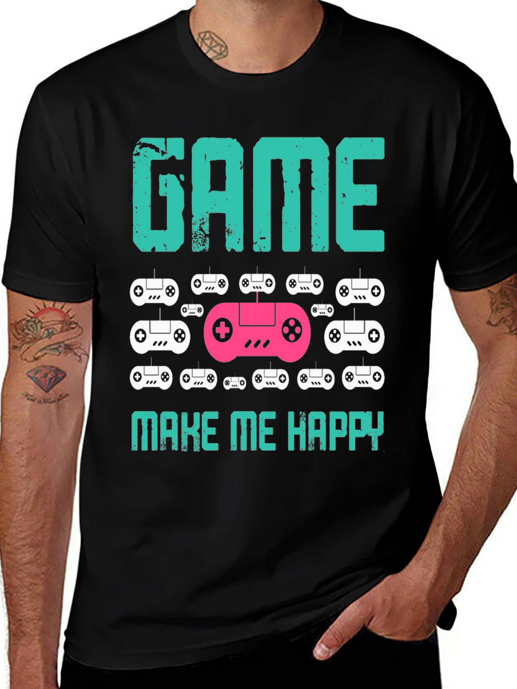 Game Make Me Happy T-Shirt Gamer Gift