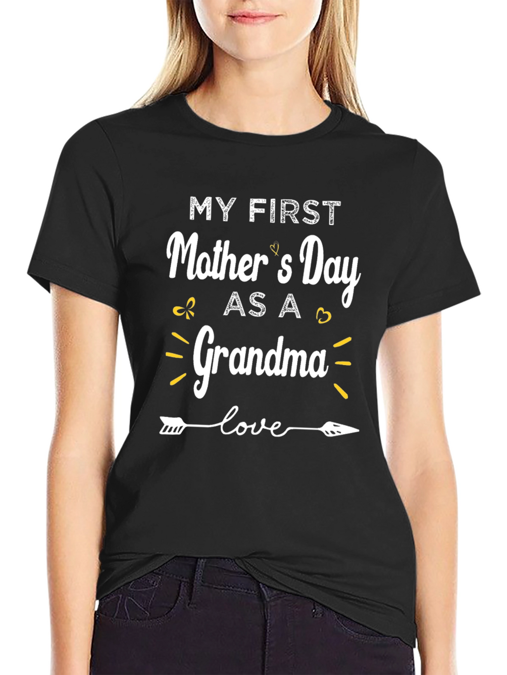 First Mothers Day Grandma Graphic Tee
