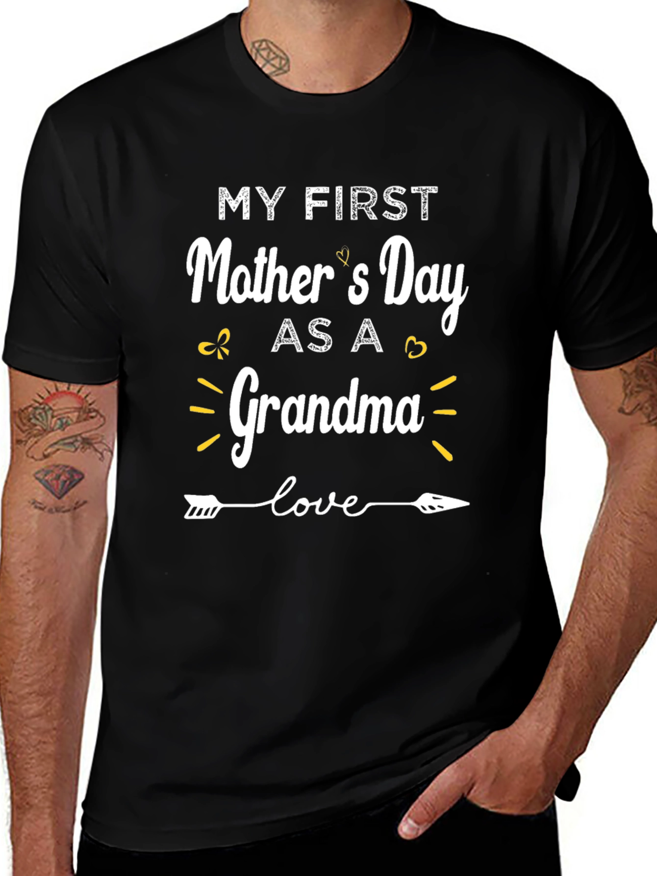 First Mothers Day Grandma Graphic Tee