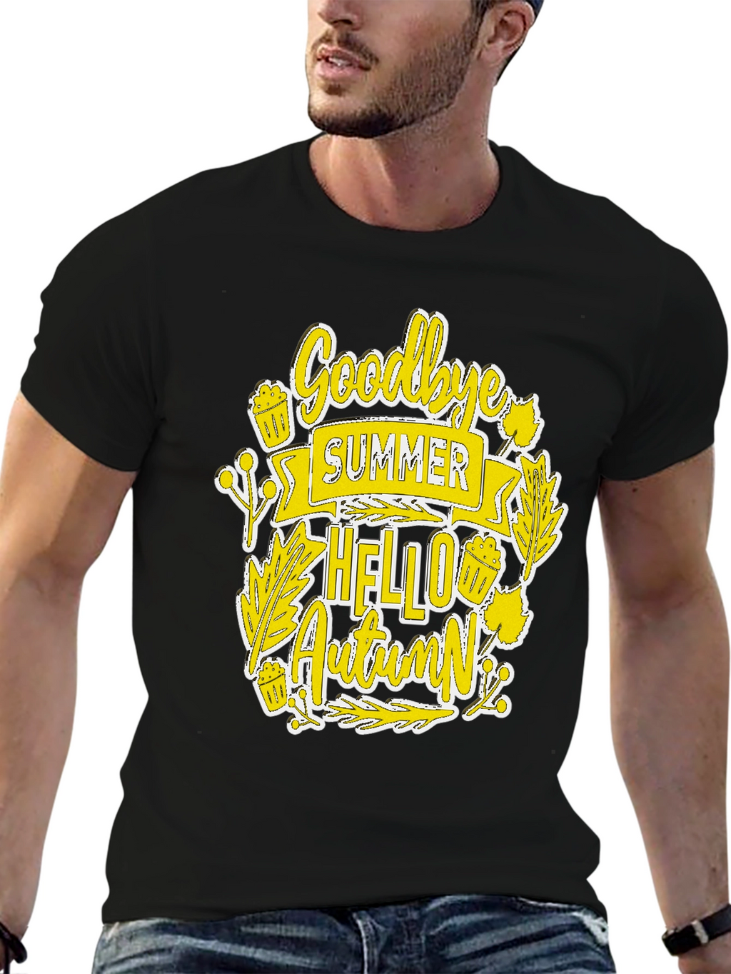 Goodbye Summer Hello Autumn Graphic Tee