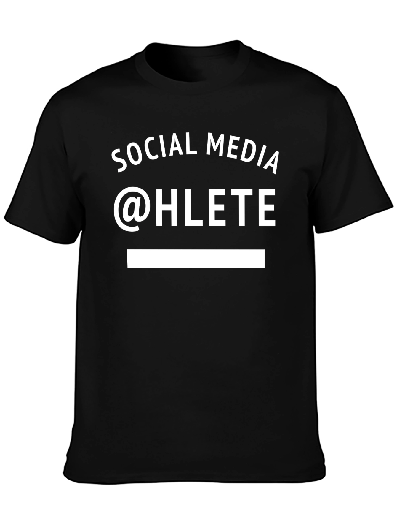 Social Media Athlete Graphic T-Shirt