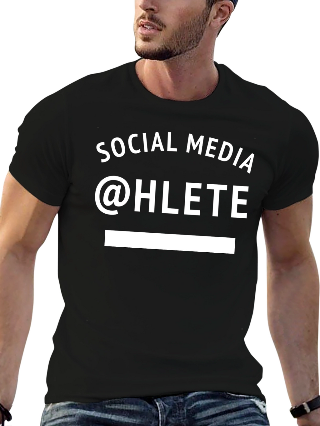 Social Media Athlete Graphic T-Shirt