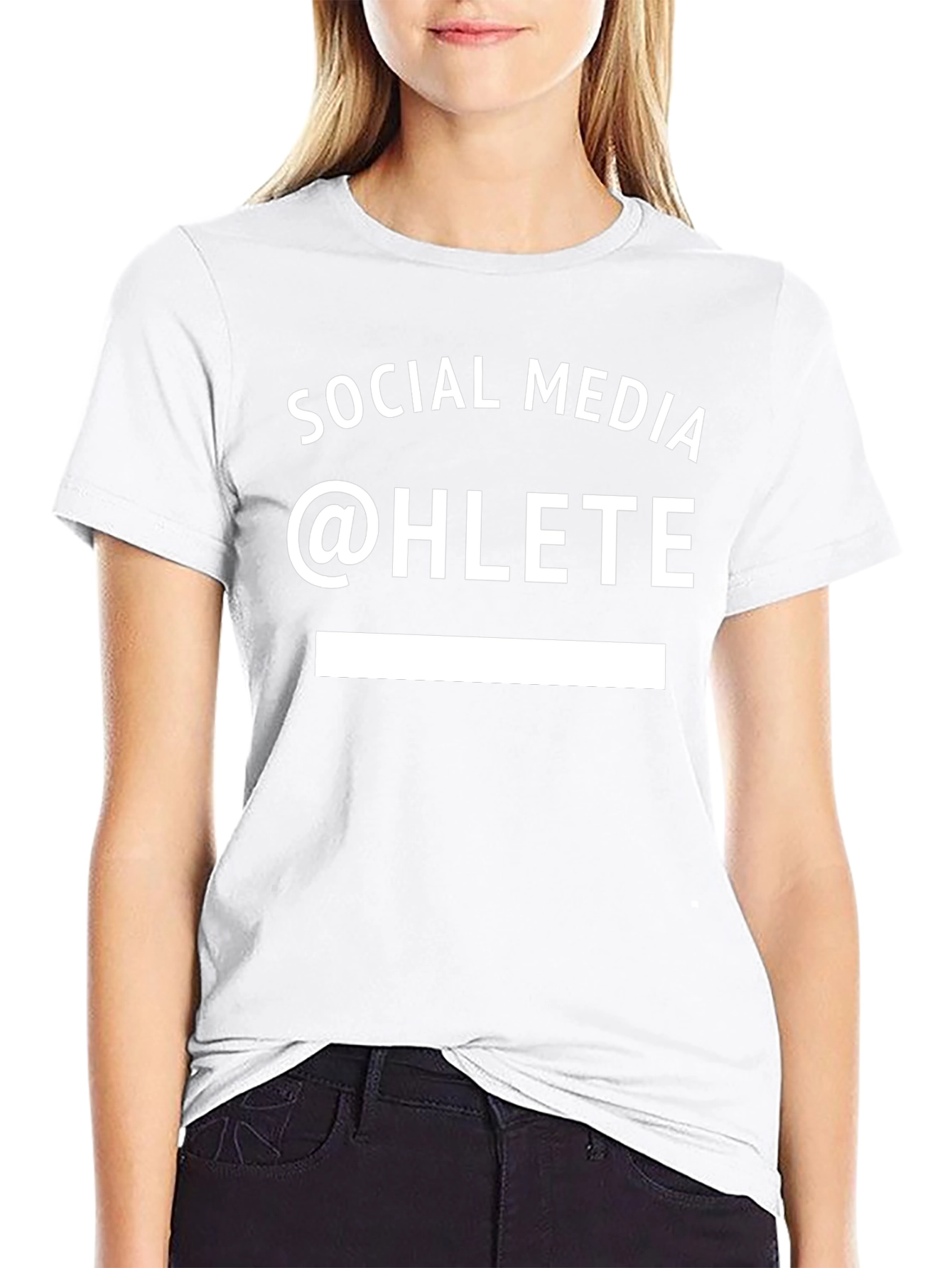 Social Media Athlete Graphic T-Shirt