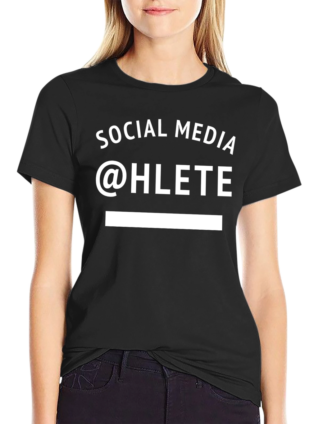 Social Media Athlete Graphic T-Shirt