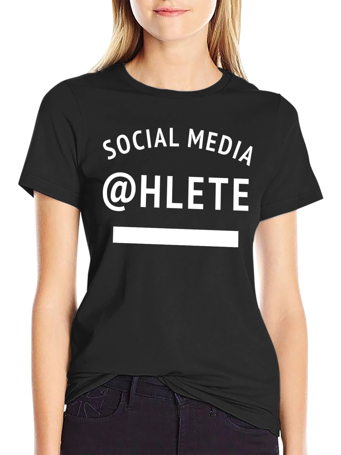 Social Media Athlete Graphic T-Shirt