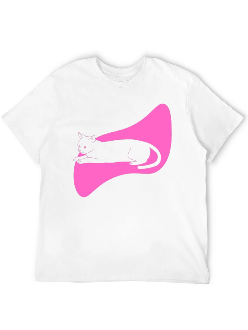 Black Cat Graphic Tee - Stylish Mens T-Shirt