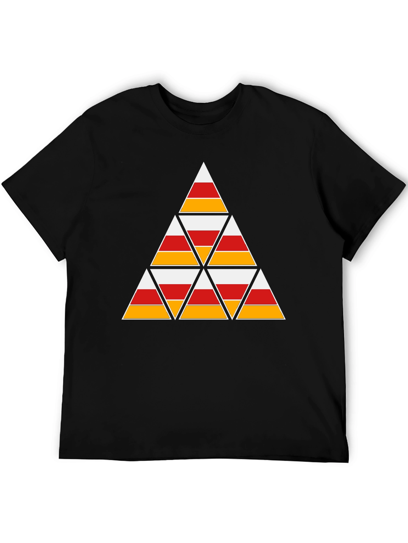 Candy Corn Triangle T-Shirt - Halloween Tee