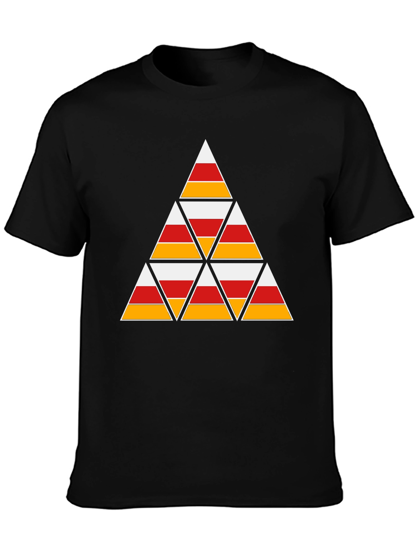 Candy Corn Triangle T-Shirt - Halloween Tee