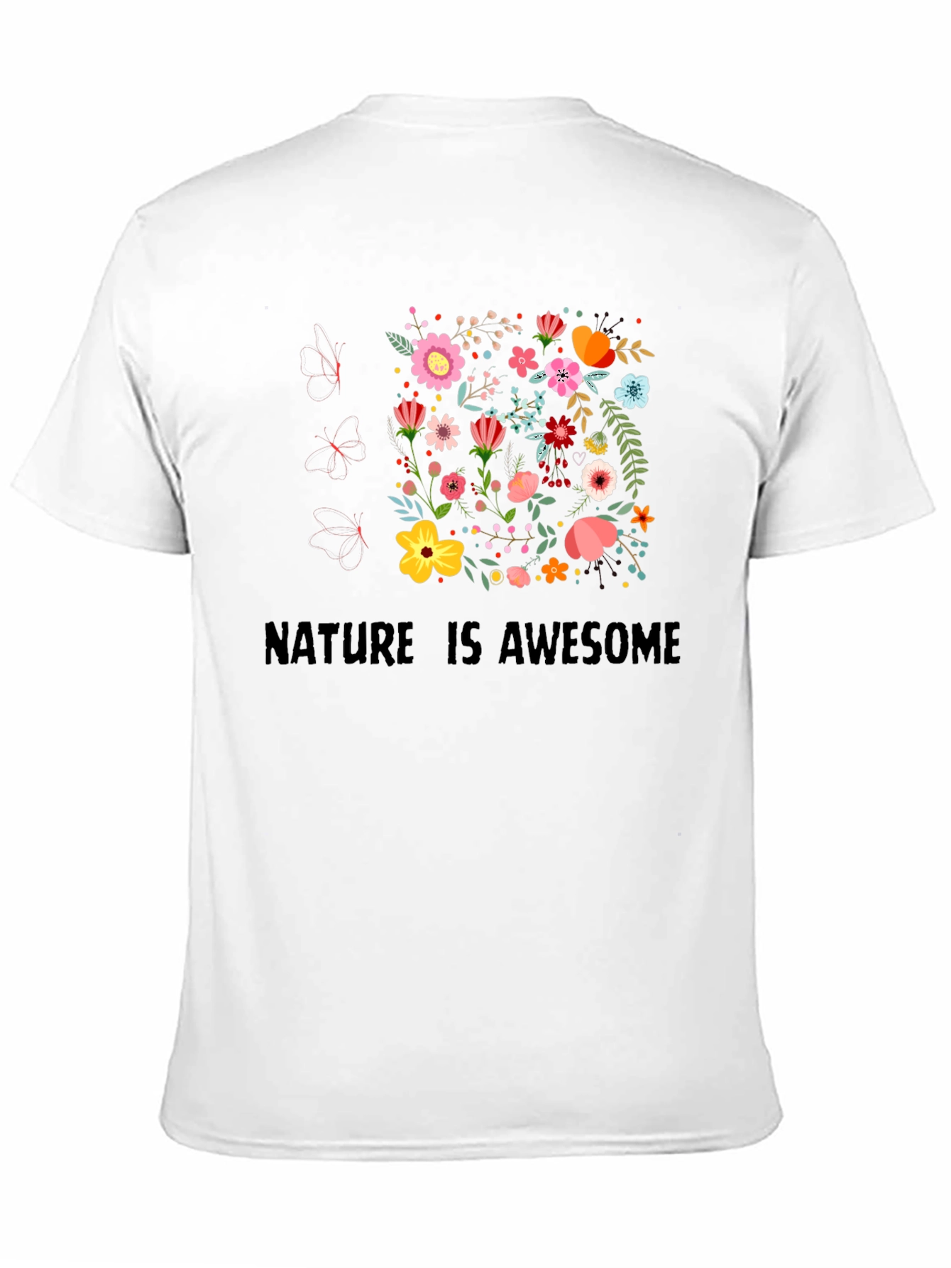 Nature Is Awesome Floral T-Shirt