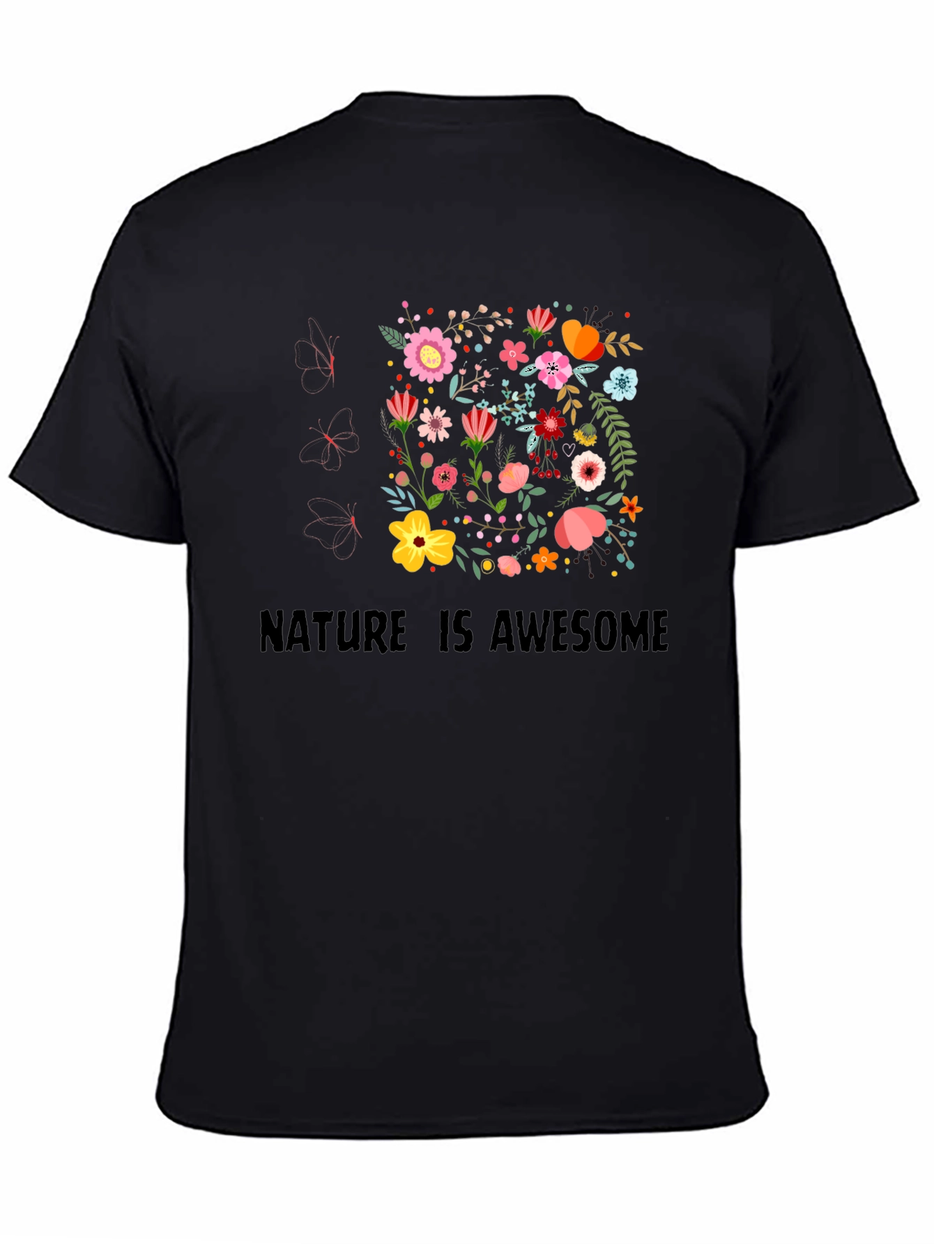 Nature Is Awesome Floral T-Shirt