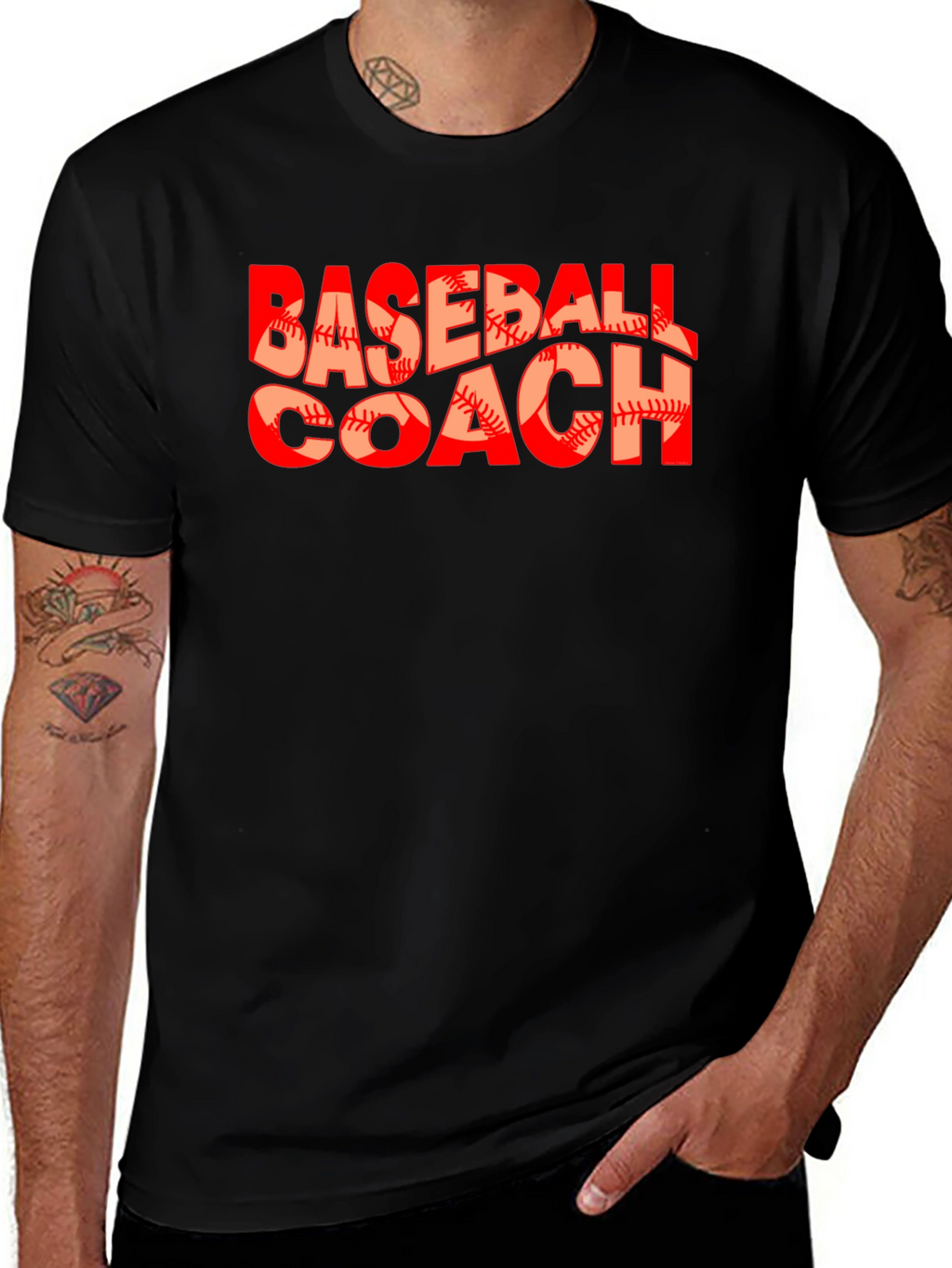 Baseball Coach Graphic T-Shirt