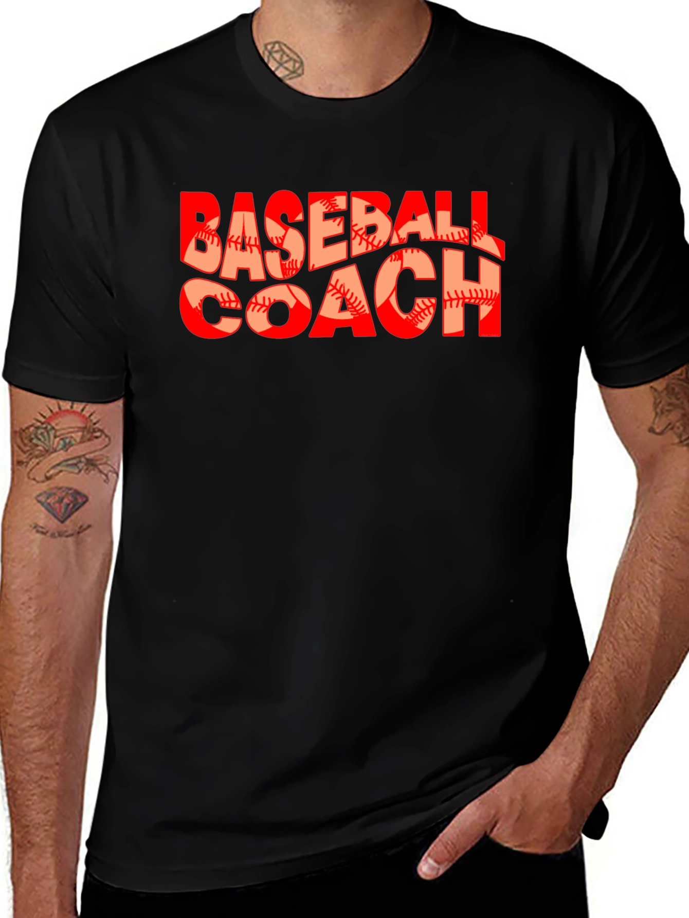 Baseball Coach Graphic T-Shirt