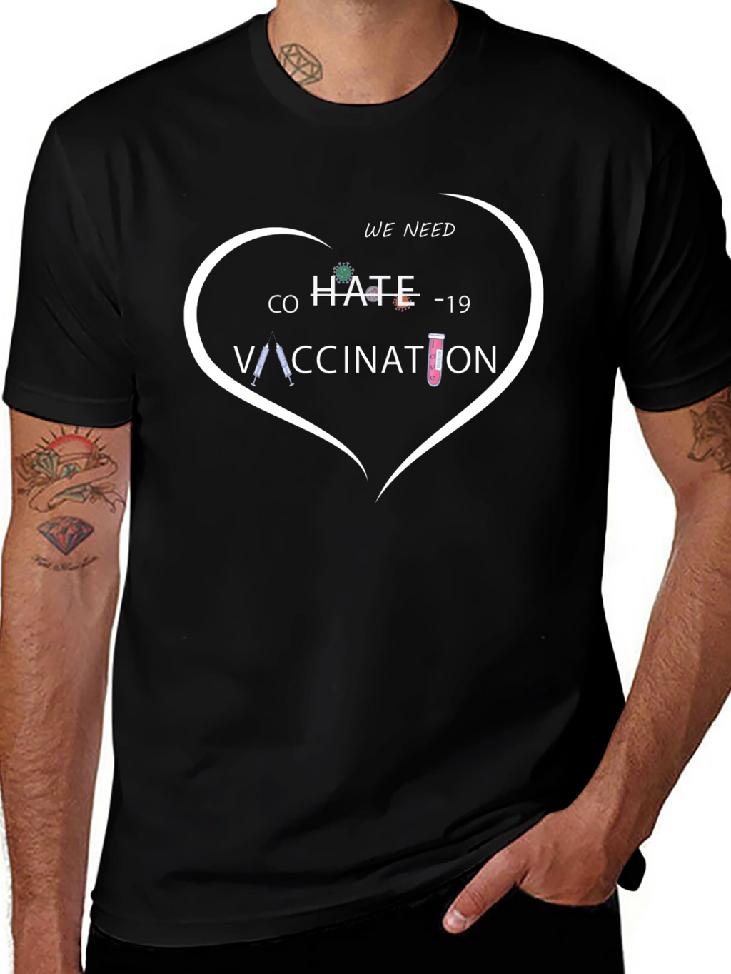 Co-Hate-19 Vaccination Tee