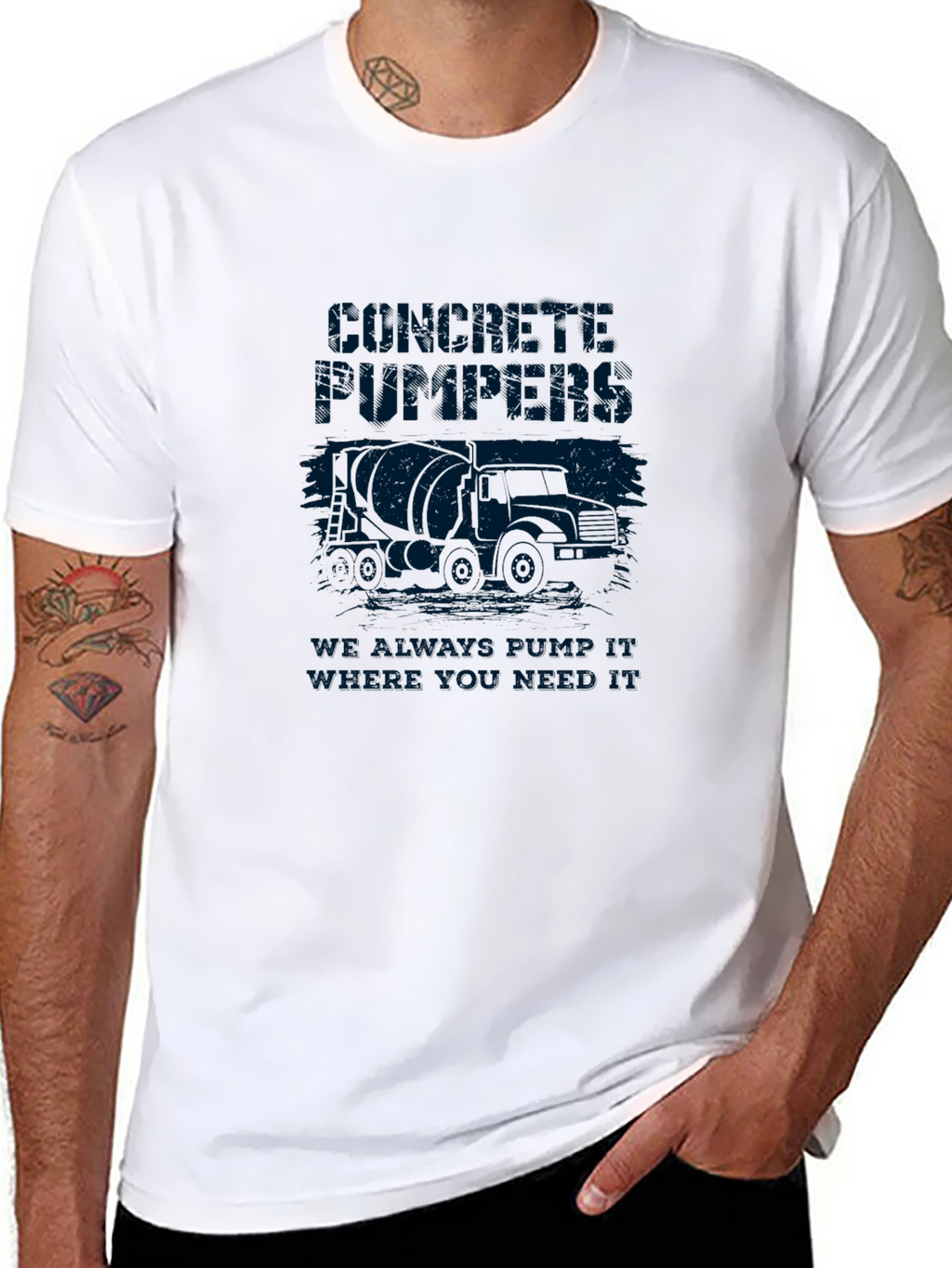 Concrete Pumpers Tee - We Always Bring It!