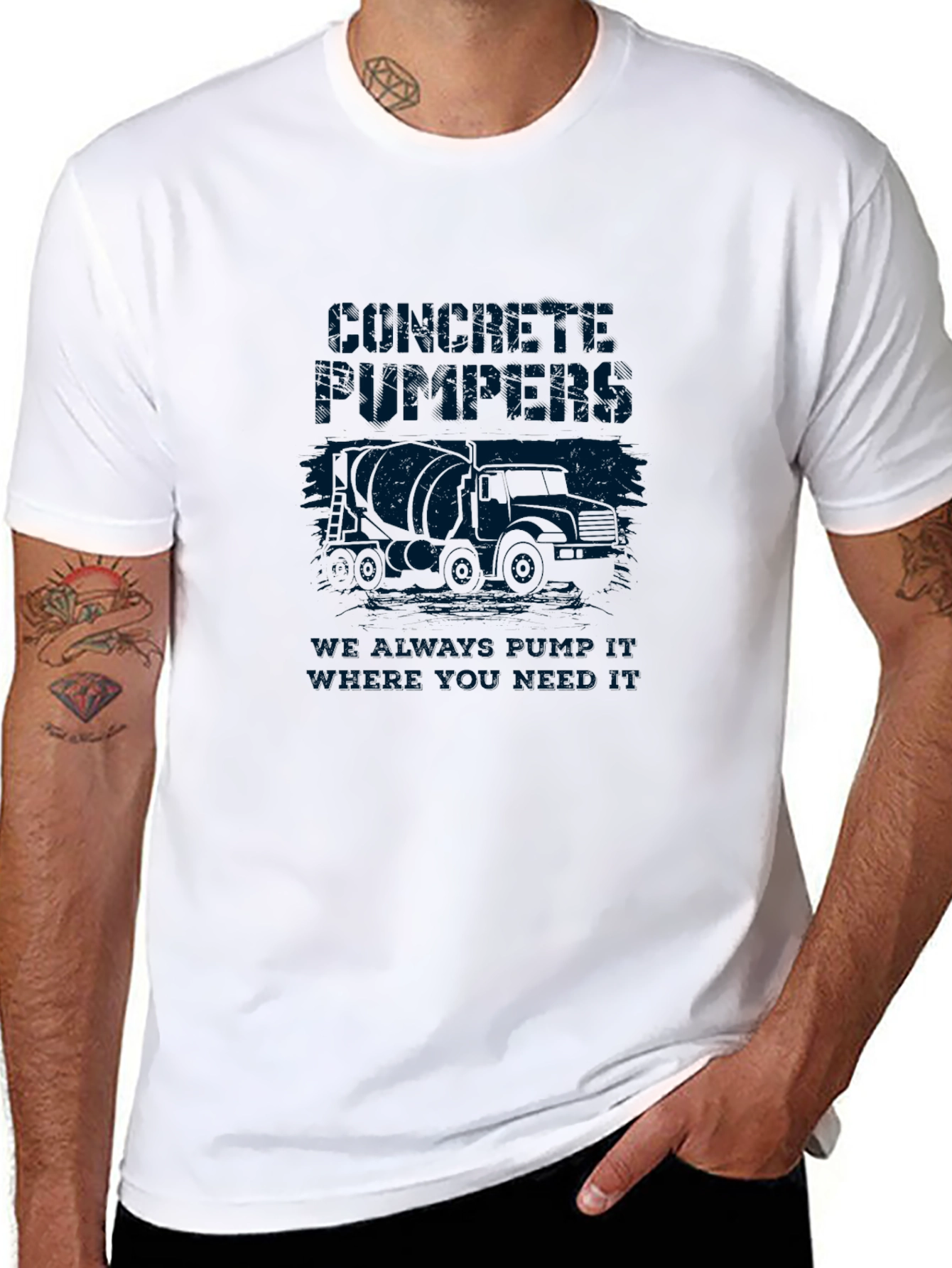 Concrete Pumpers Tee - We Always Bring It!