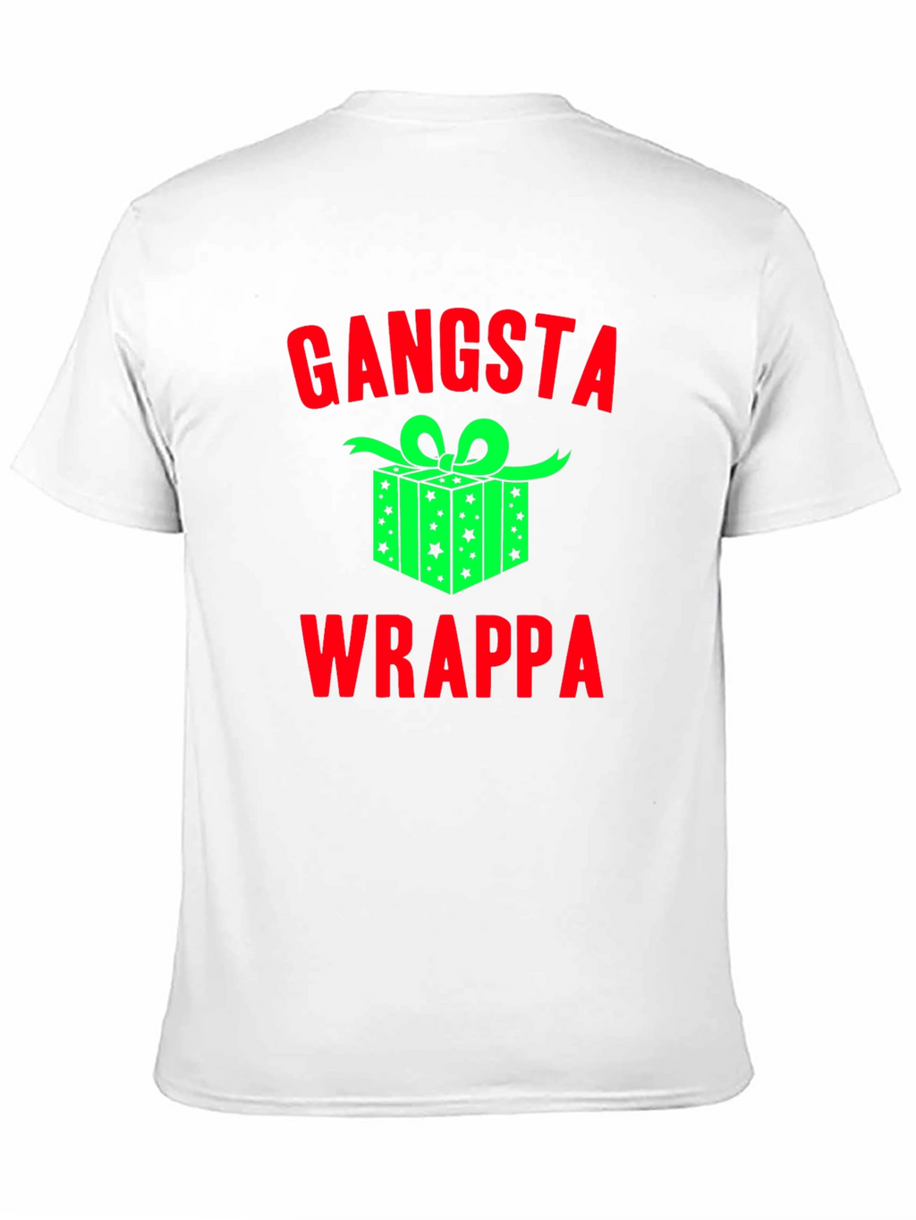 Gangsta Wrappa Christmas Graphic T-Shirt