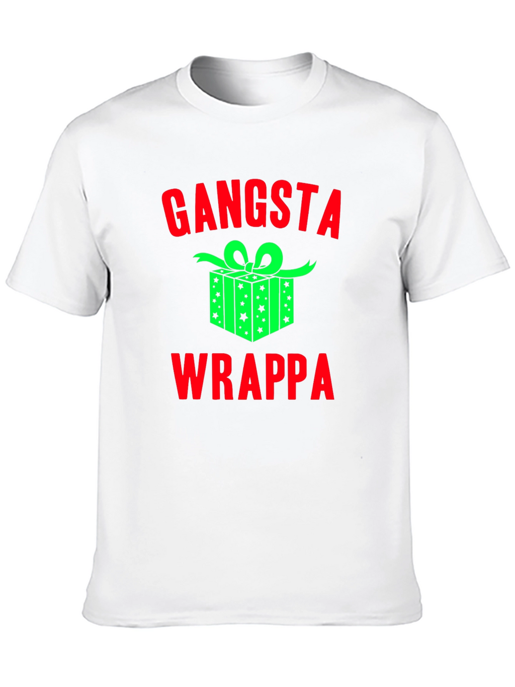 Gangsta Wrappa Christmas Graphic T-Shirt