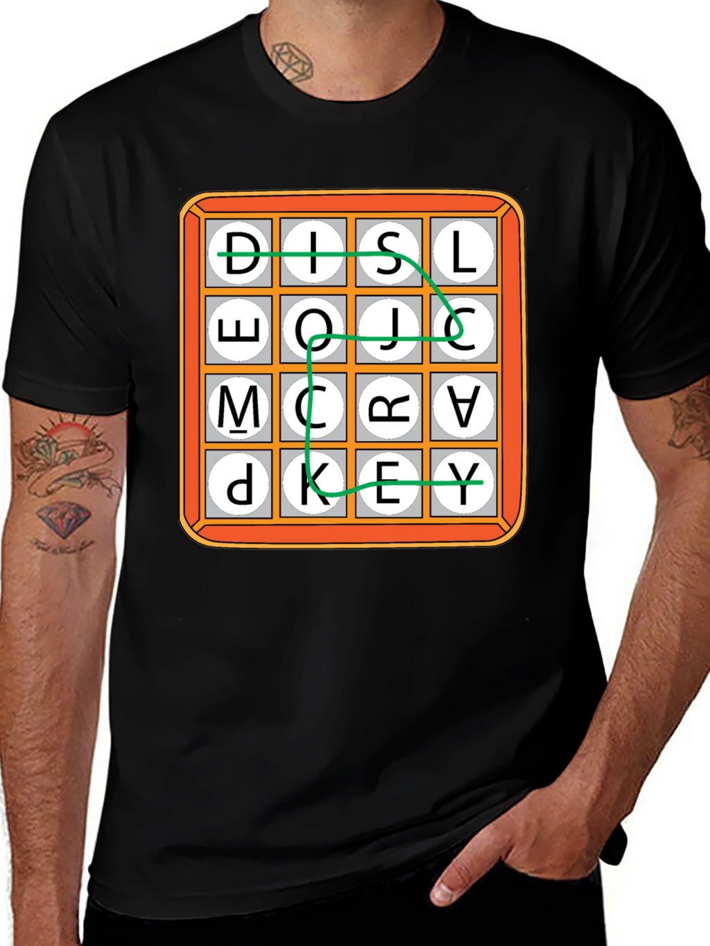 Word Search Graphic Tee