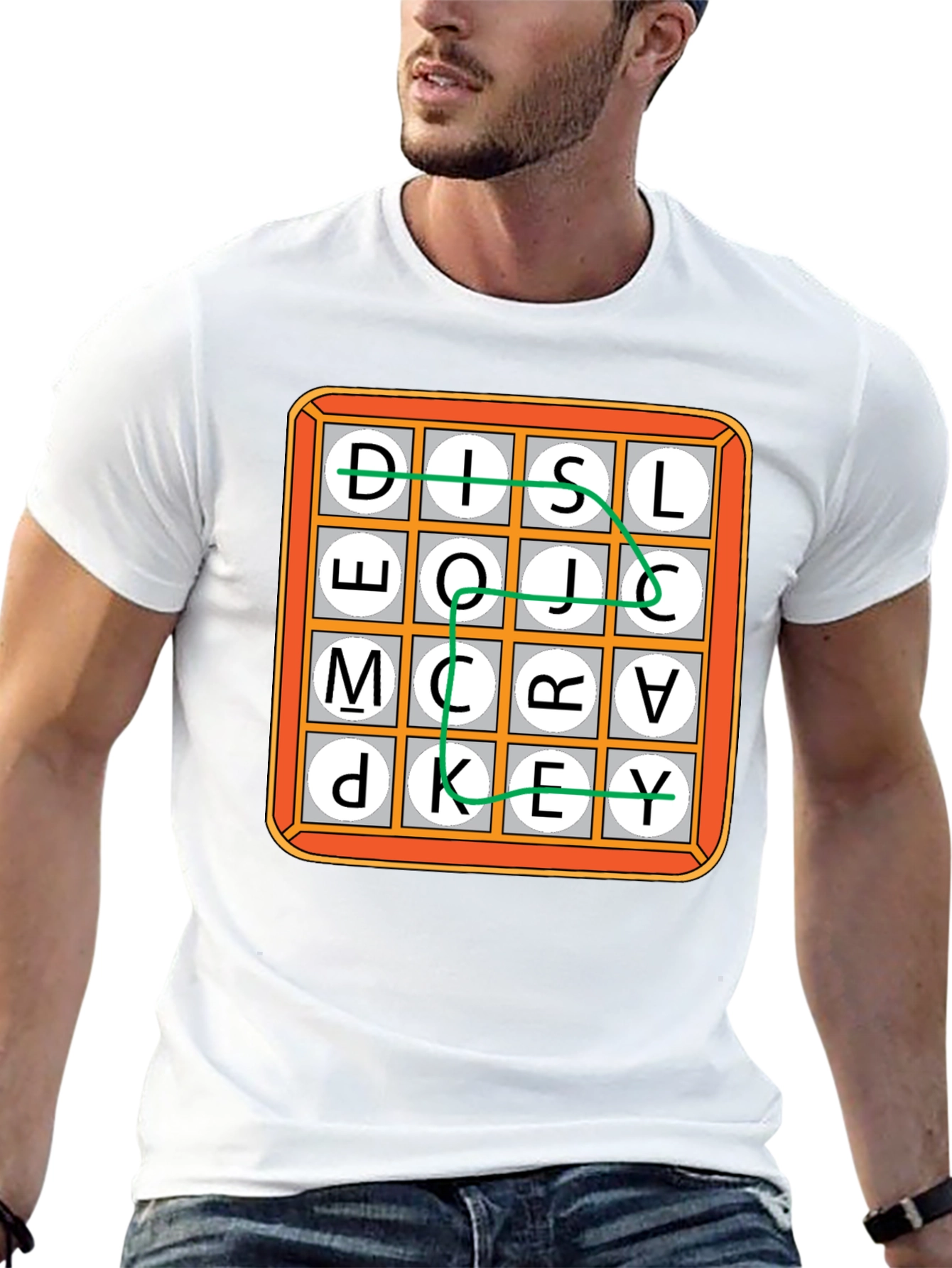 Word Search Graphic Tee