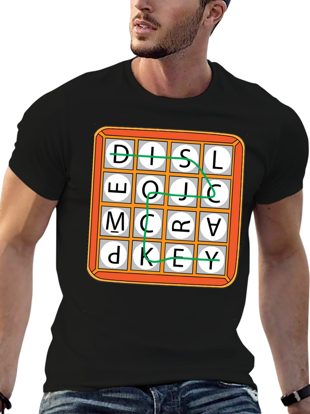 Word Search Graphic Tee