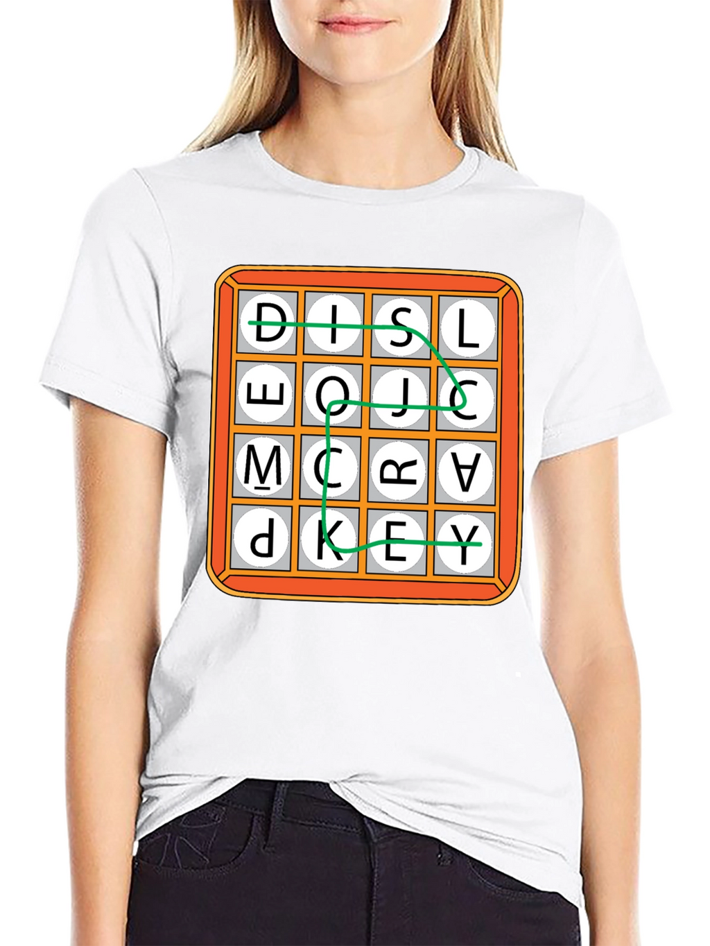 Word Search Graphic Tee