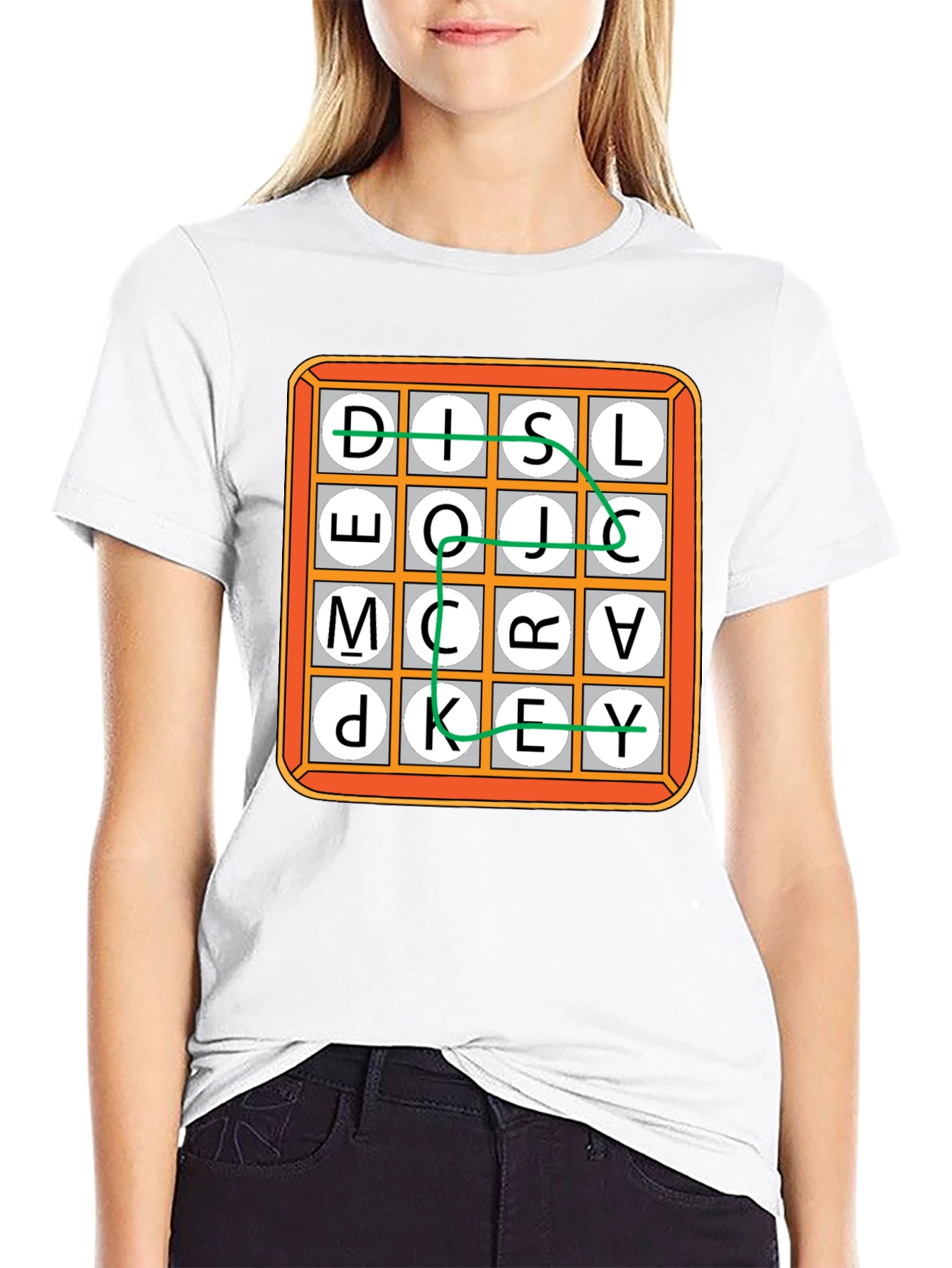 Word Search Graphic Tee