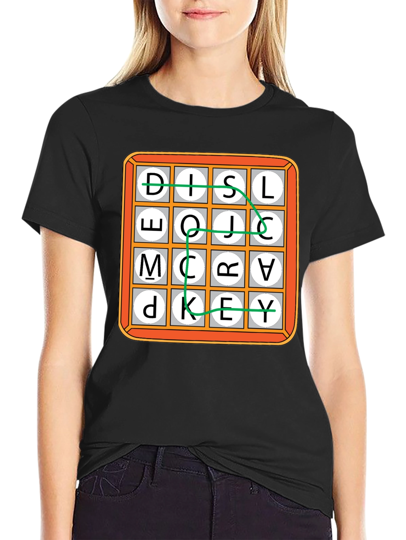 Word Search Graphic Tee