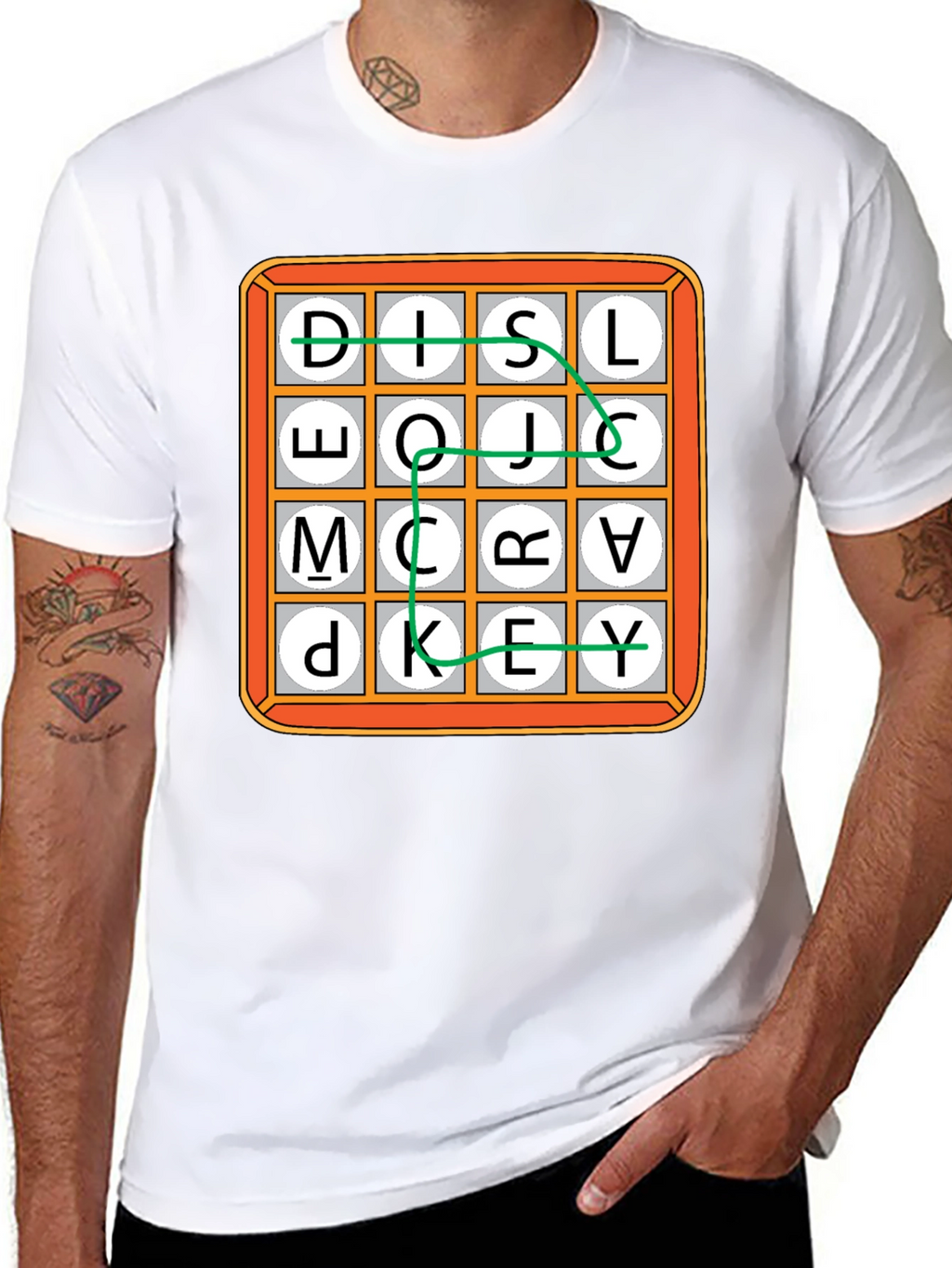 Word Search Graphic Tee