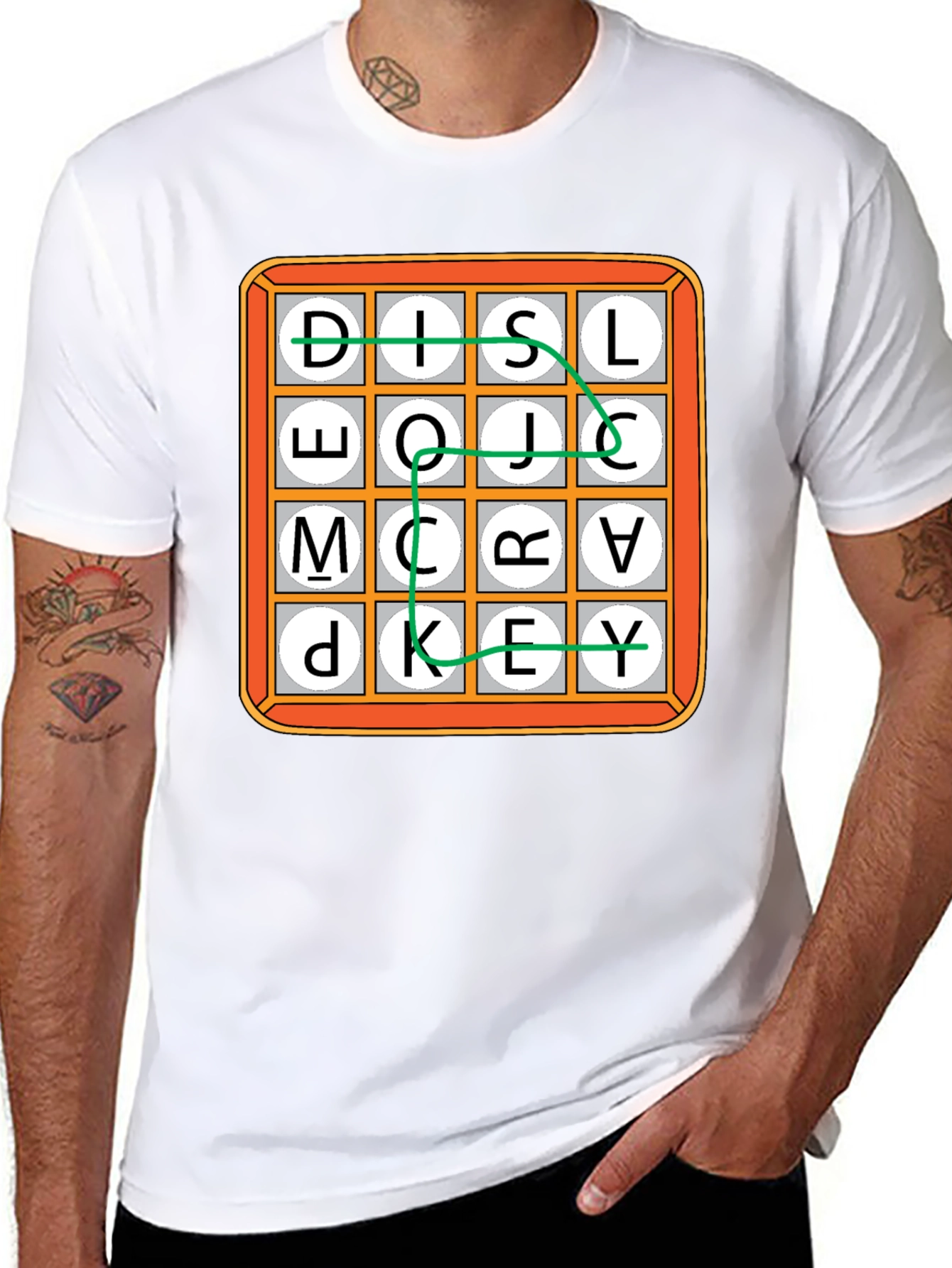 Word Search Graphic Tee
