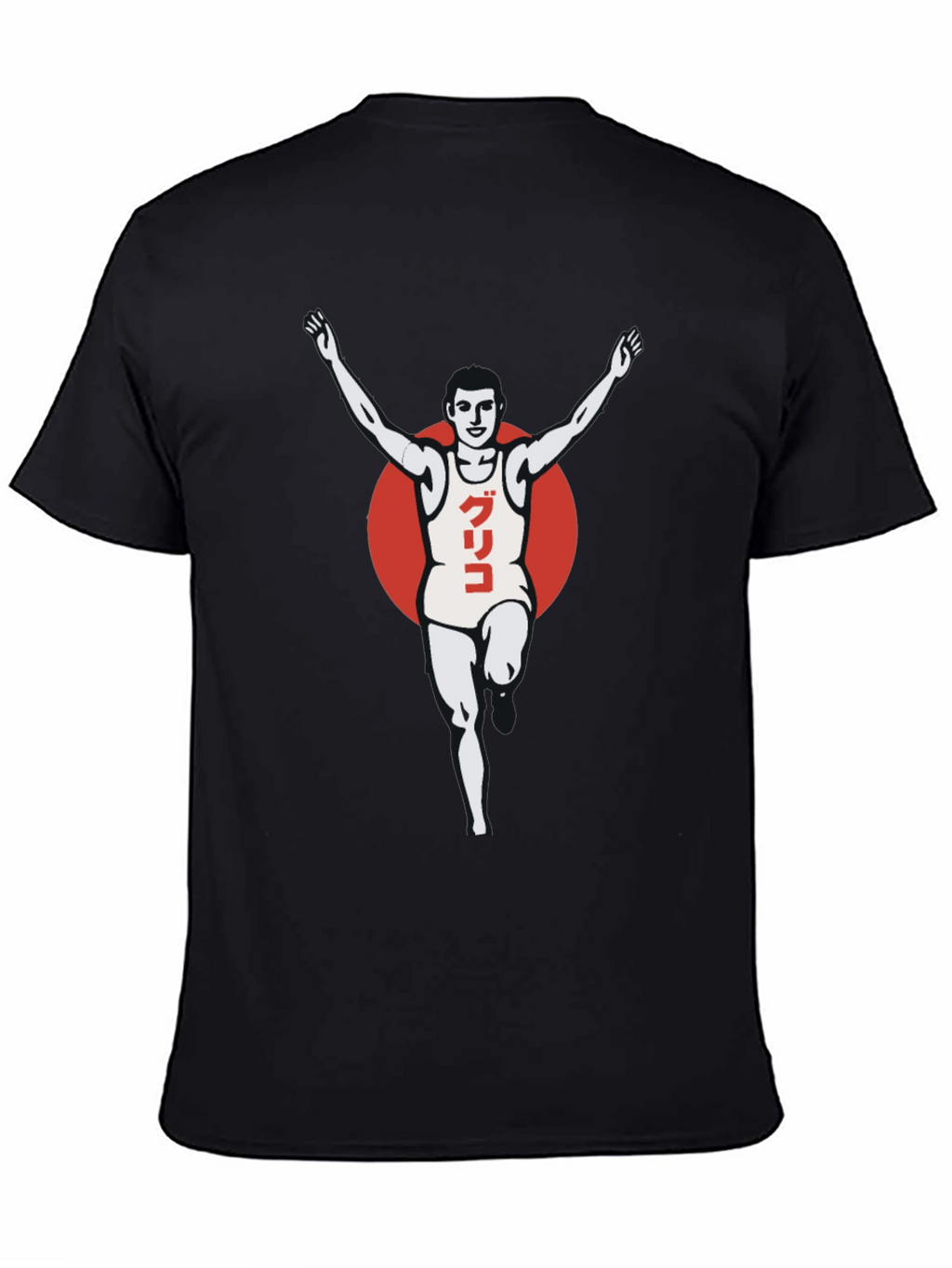 Glico Runner Graphic T-Shirt - Black