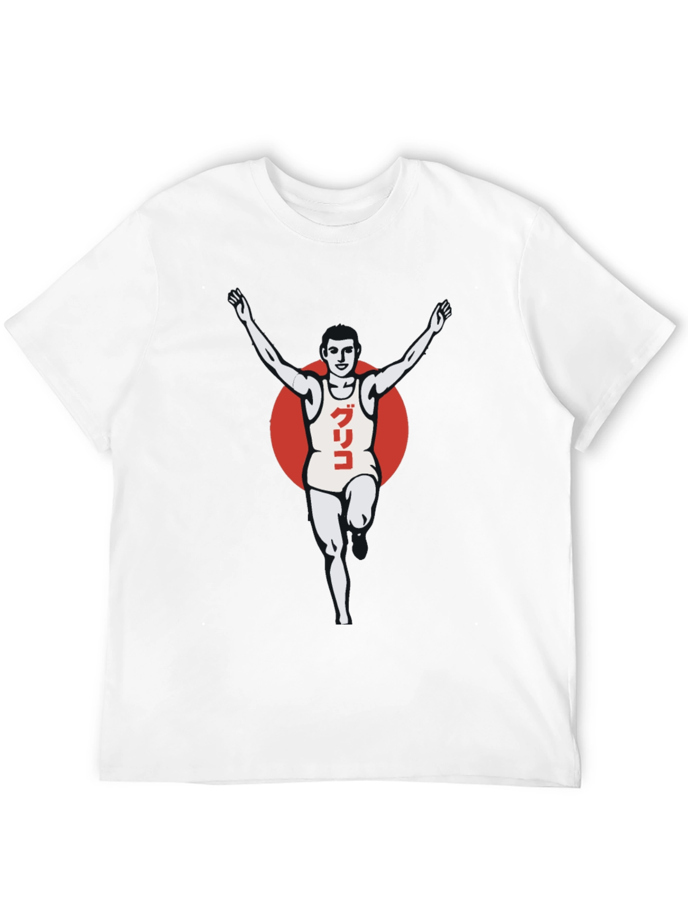 Glico Runner Graphic T-Shirt - Black