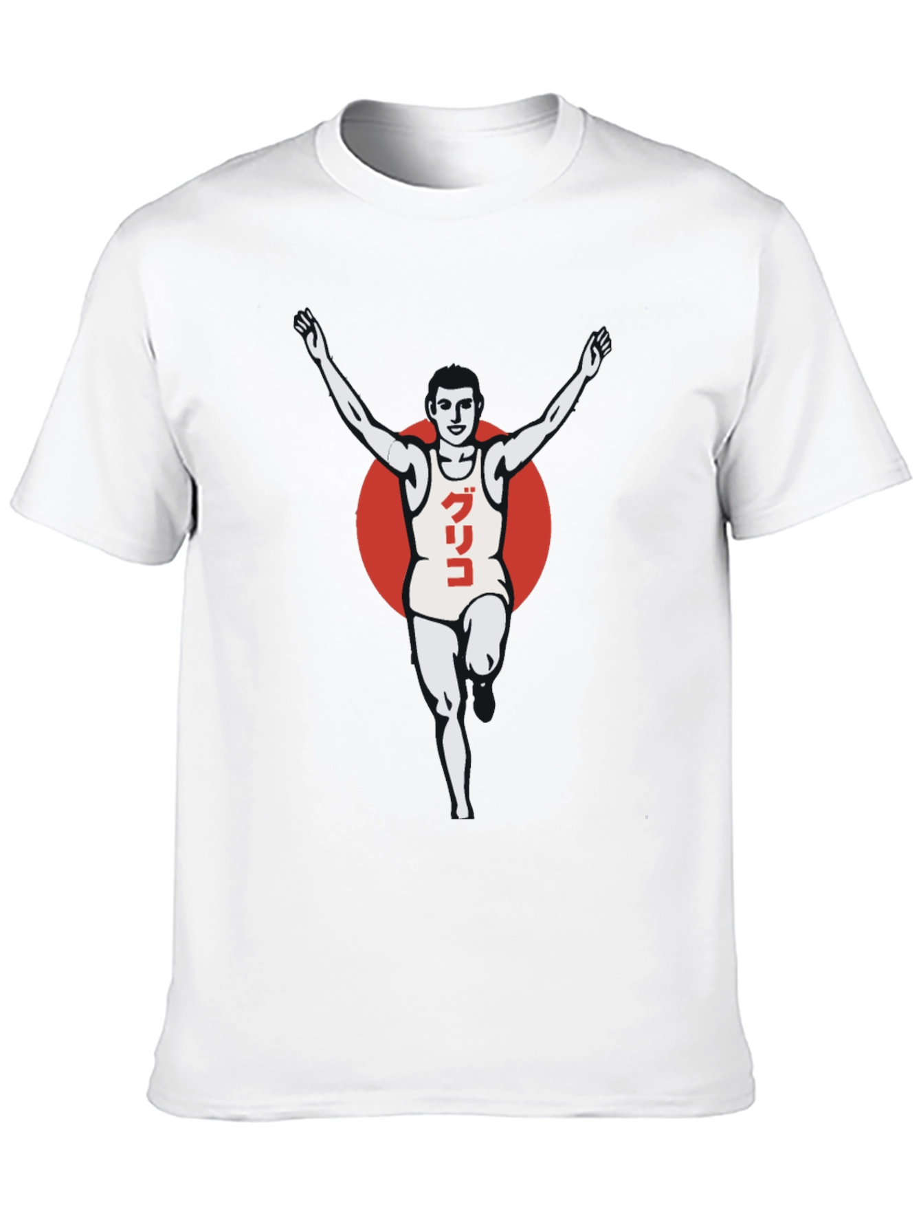 Glico Runner Graphic T-Shirt - Black