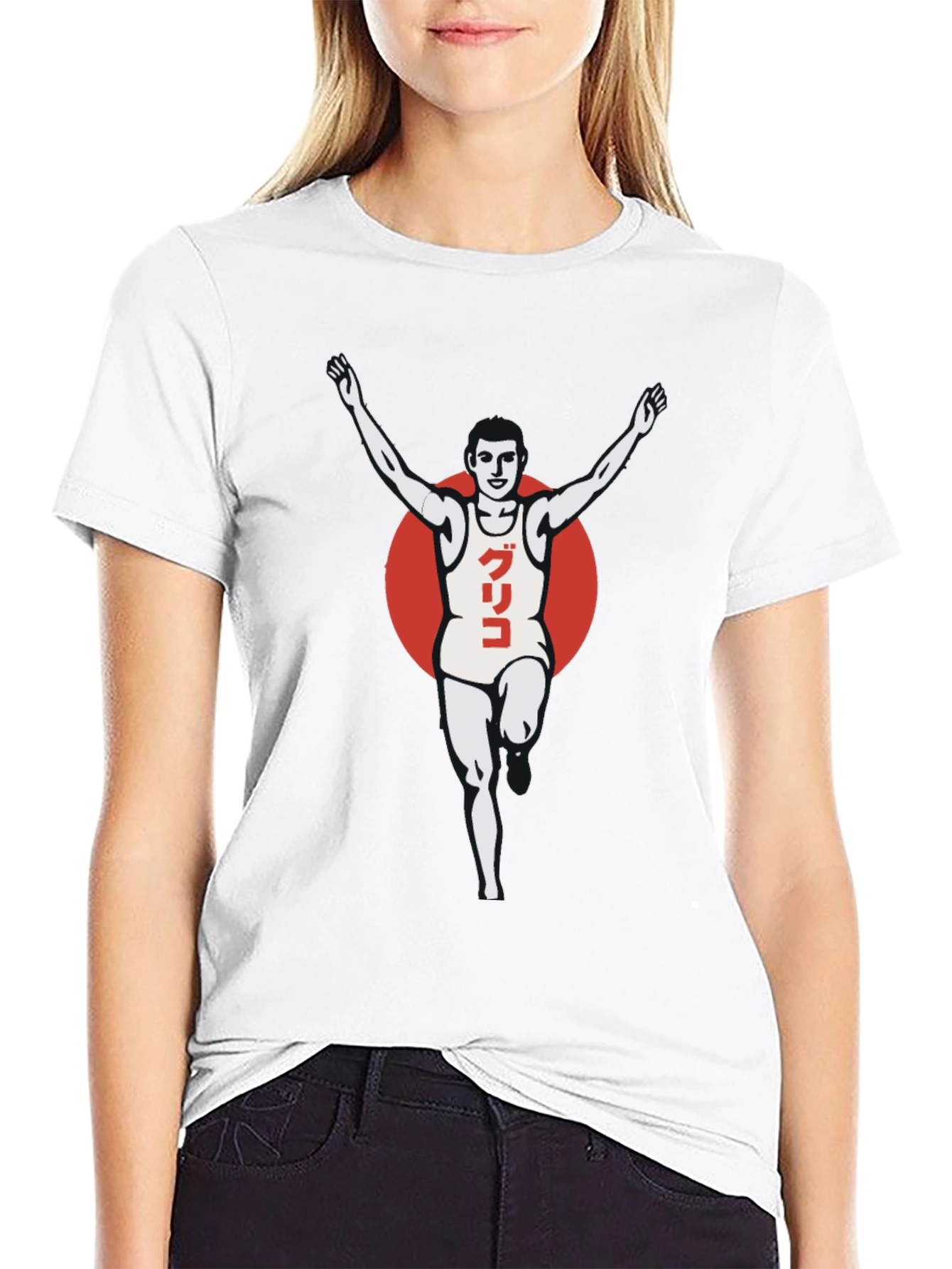 Glico Runner Graphic T-Shirt - Black