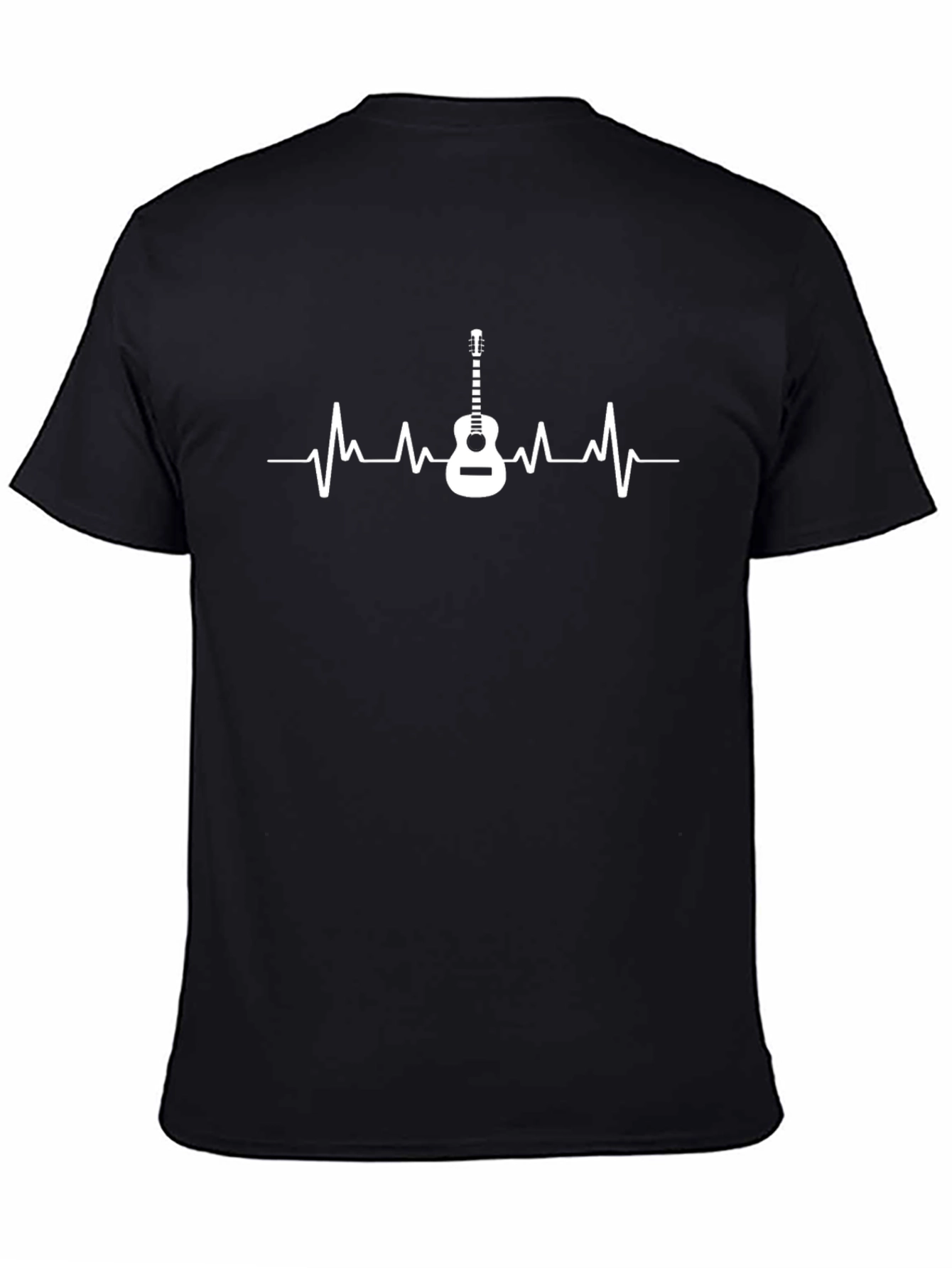 Guitar Heartbeat Graphic Tee - Music Lover T-Shirt