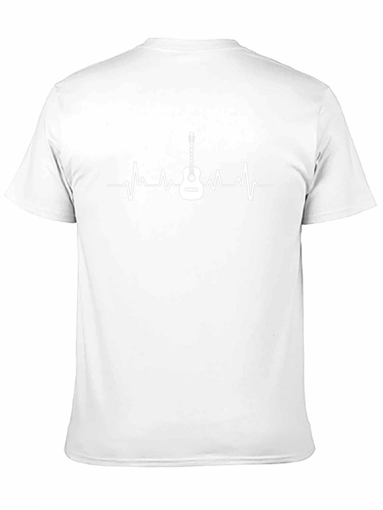 Guitar Heartbeat Graphic Tee - Music Lover T-Shirt
