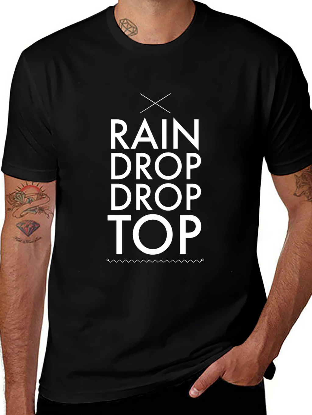 Rain Drop Drop Top Graphic Tee