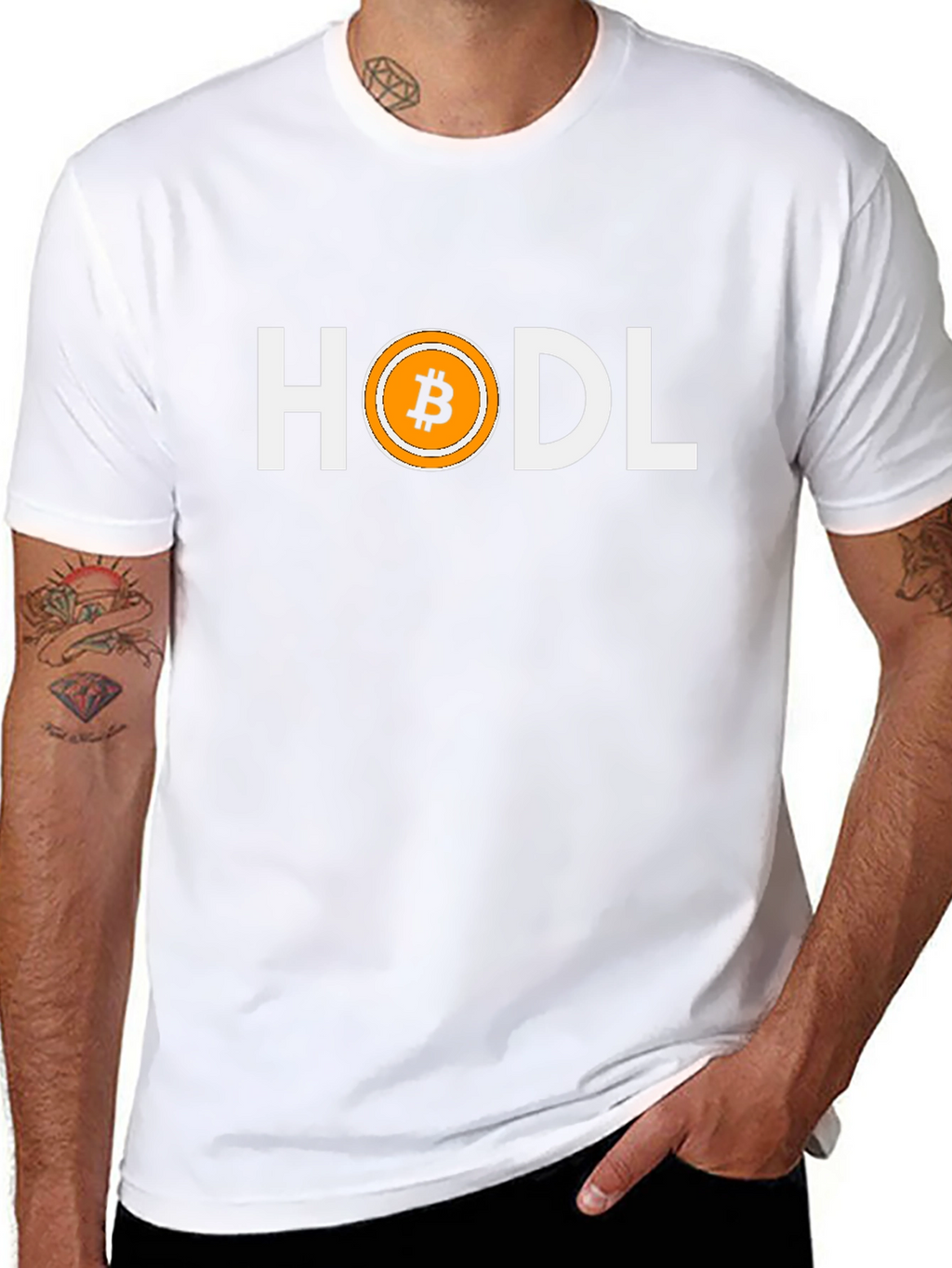 HODL Bitcoin Crypto T-Shirt - Black